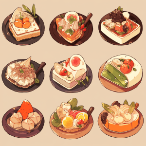 AI generated: An icon design, 3D, food icon, appetizing, soft light, cozy feeling, warm colors, earthy colors, nat...