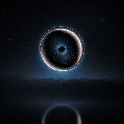 AI generated: reflecting the night sky. (Night sky:1. 1), ethereal, (starry:1. 2), (shower of falling stars:0. 8),...