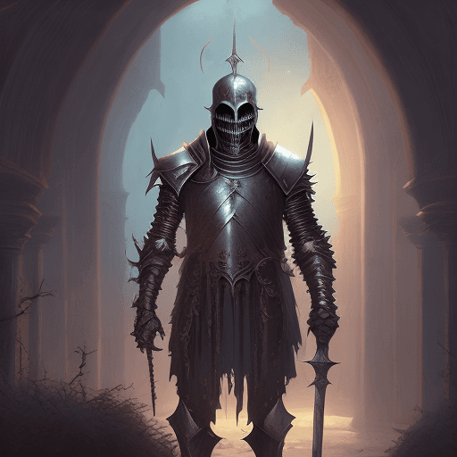 AI generated: Digital picture of undead knight, by greg rutkowski, cgsociety, ferdinand knab, rossdraws, tom bagsh...