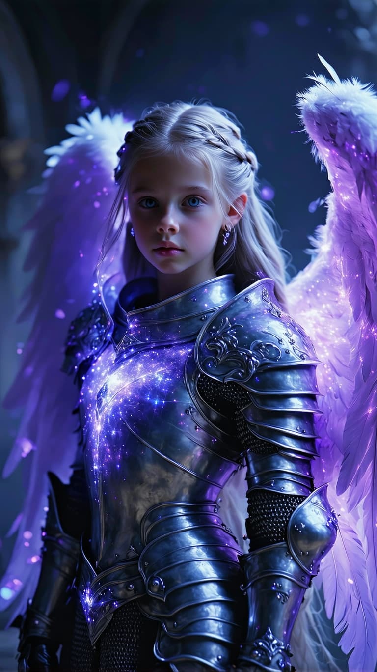 AI generated: a professional photo of a realistic of a pretty tween christina  with platinum very long dark blonde...
