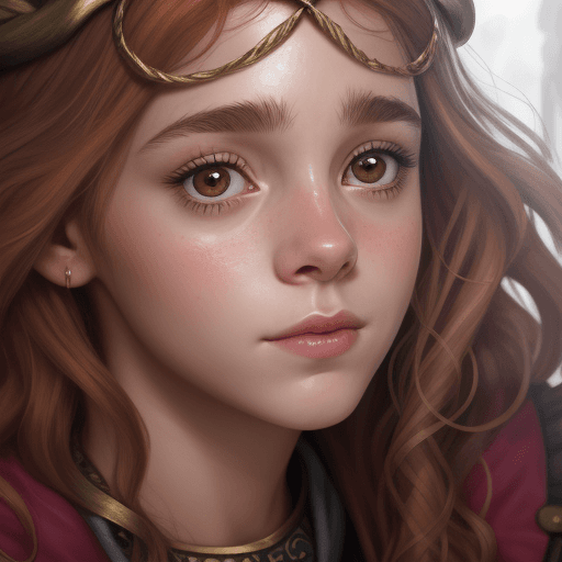 AI generated: Goddess close-up portrait, hermione granger, sex, cum covered