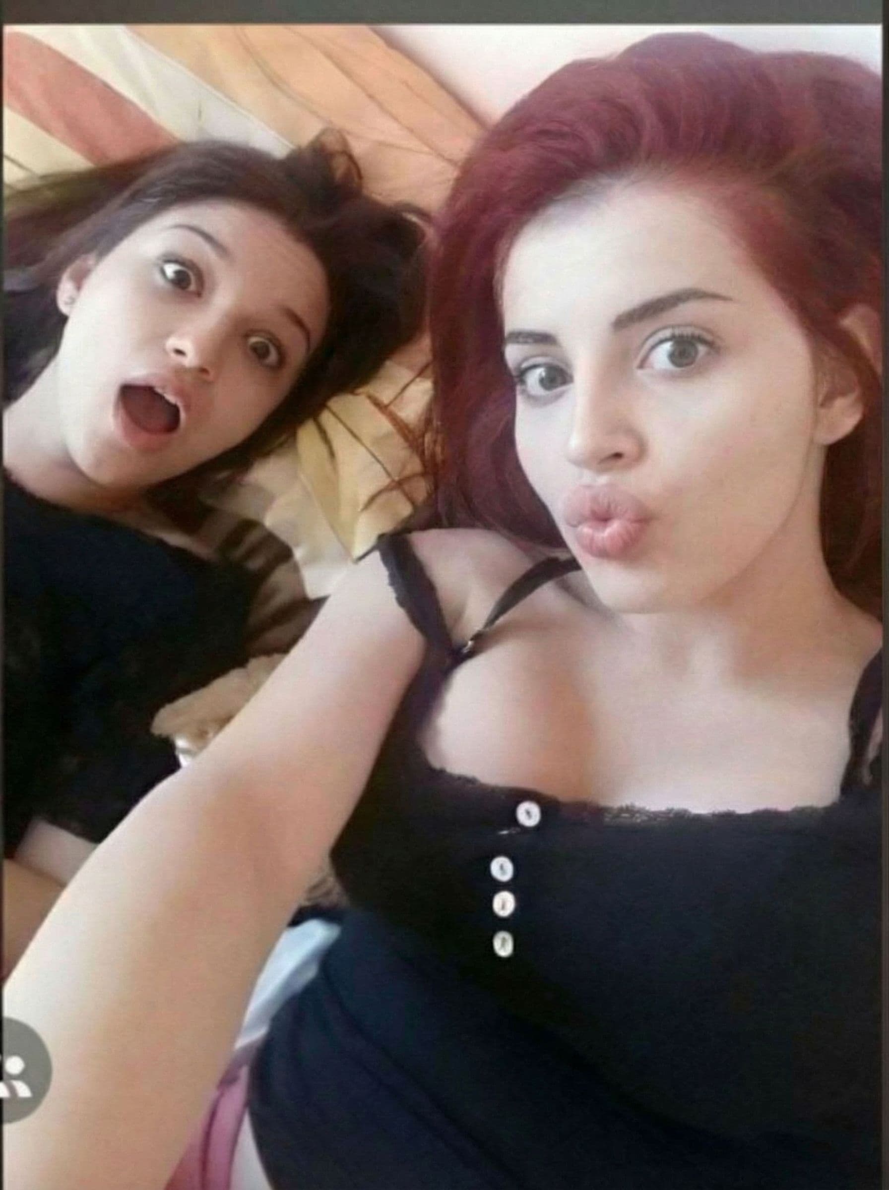 AI generated: kissy face upperlips pount