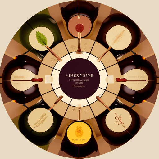 AI generated: circle of wine´s aromas
