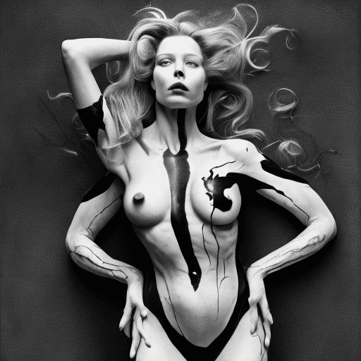 AI generated: Venom:: highly detailed, hyper realistic, photographic, wide angle lens:: in the style of Richard Av...