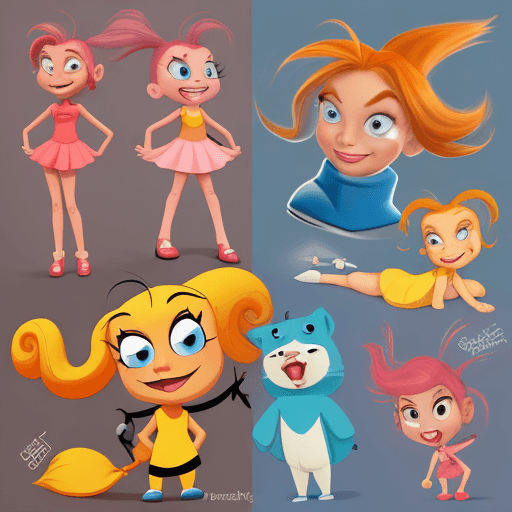 AI generated: cartoon character