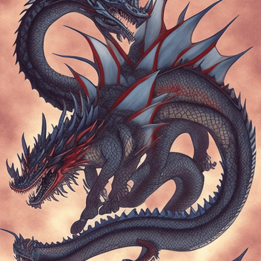 AI generated: /imagine prompt: Dragón oriental --niji 