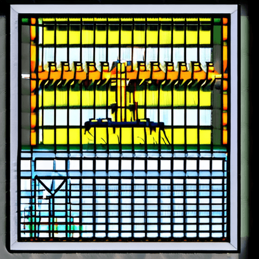 AI generated: Florida power line Electricien ready to work, lines, full body, guards, pixels, game style, colorful...