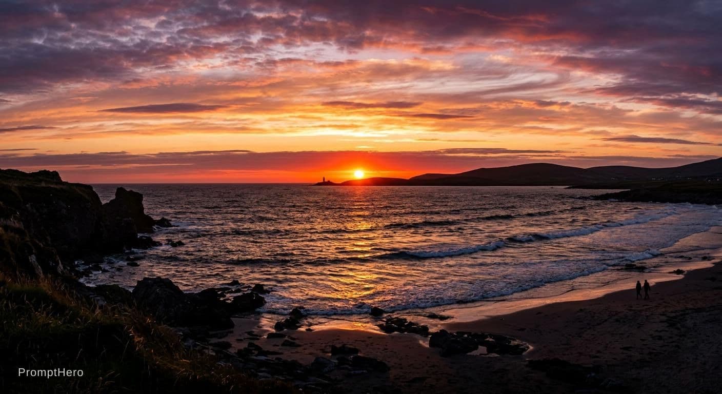 Hero prompt: Sunset 

