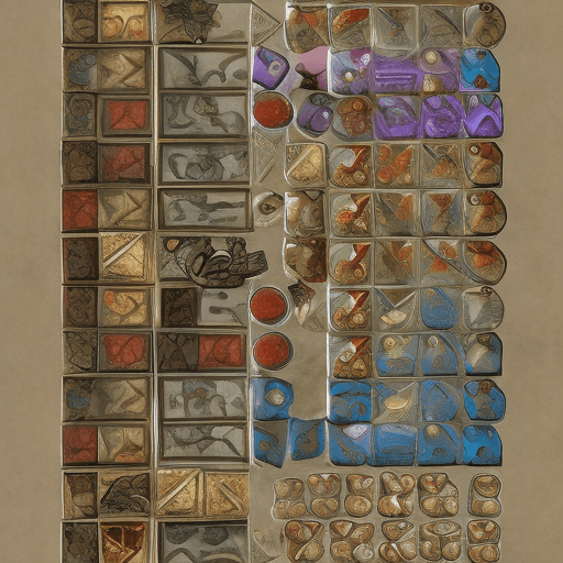 AI generated: dungeons and dragons token frames, barbarian themed