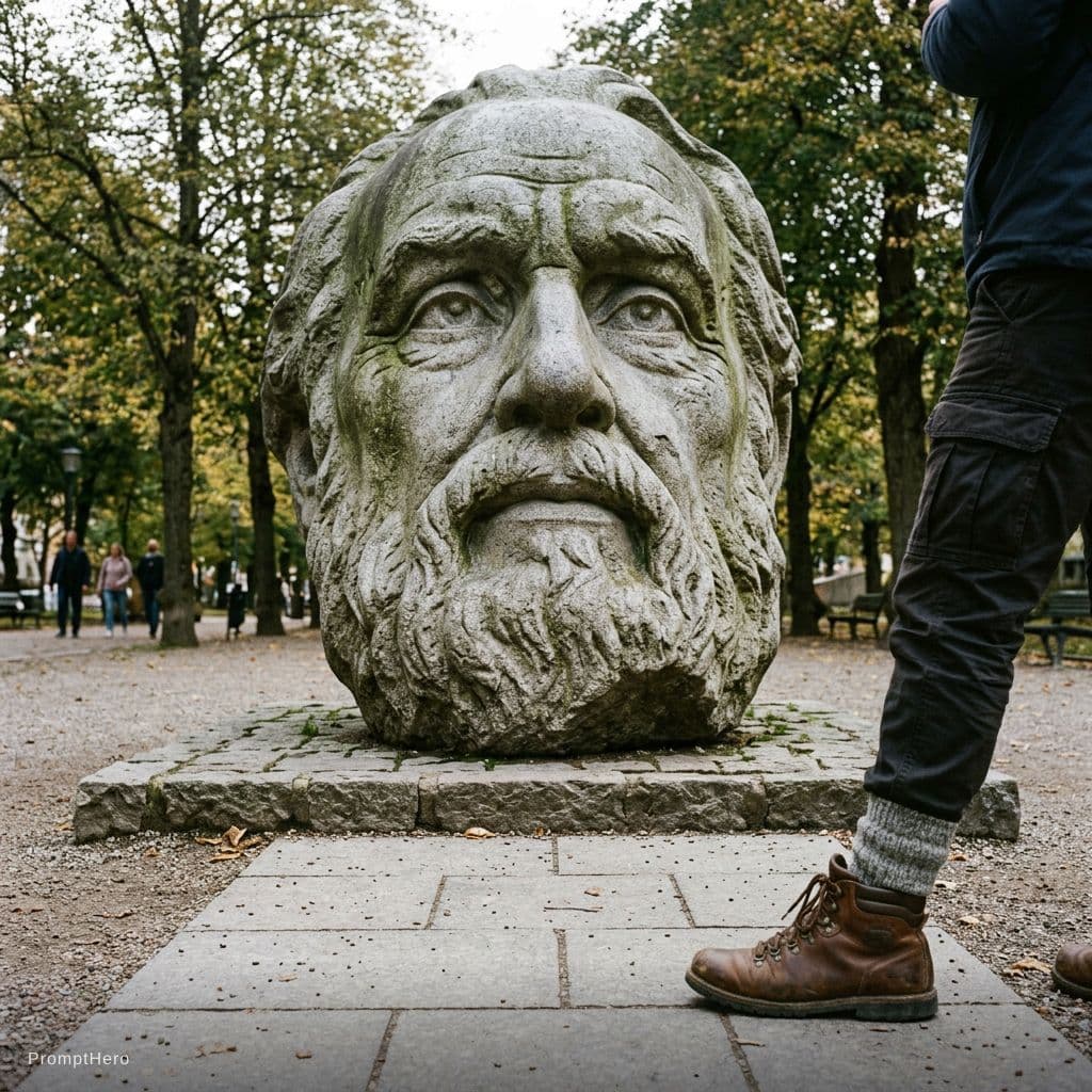 AI generated: Cum massiva face feet 