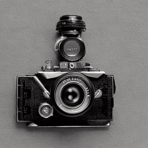 AI generated: retro slr camera