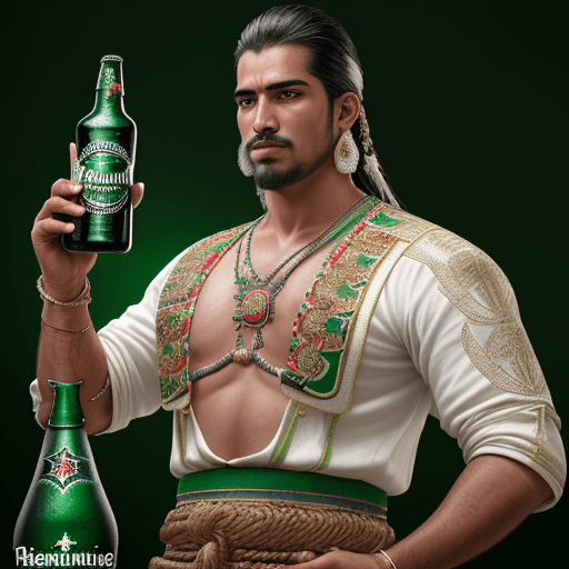 AI generated: Hyper realistic A depiction of the legendary cangaceiro Virgulino, also known as Lampião, adorned in...