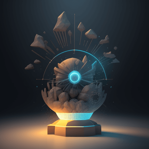 AI generated: 3D Illustration, dreaming, Dreams come true, particle effects, sense of technology, With the words s...