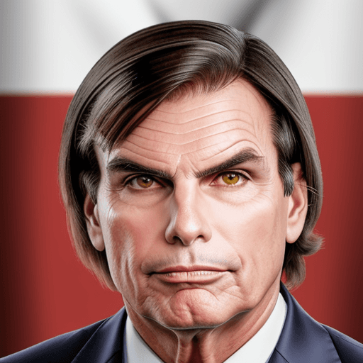 AI generated: face presidente Jair  Bolsonaro