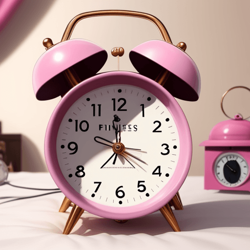 AI generated: Princess alarm clock