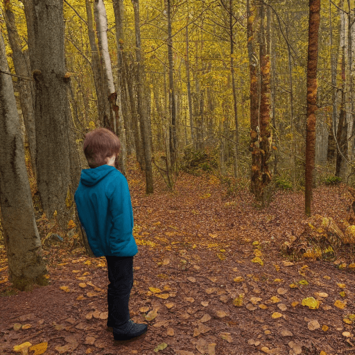 AI generated: Leo notices that things in the forest are beginning to change. The leaves around him start turning b...