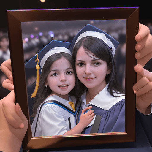 AI generated: At the graduation ceremony, a mother prepared a special gift for her child. At the gala dinner, she ...