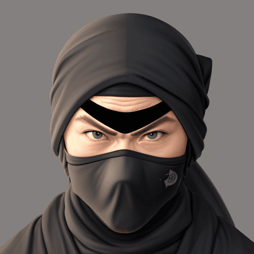DreamShaper prompt: ninja face