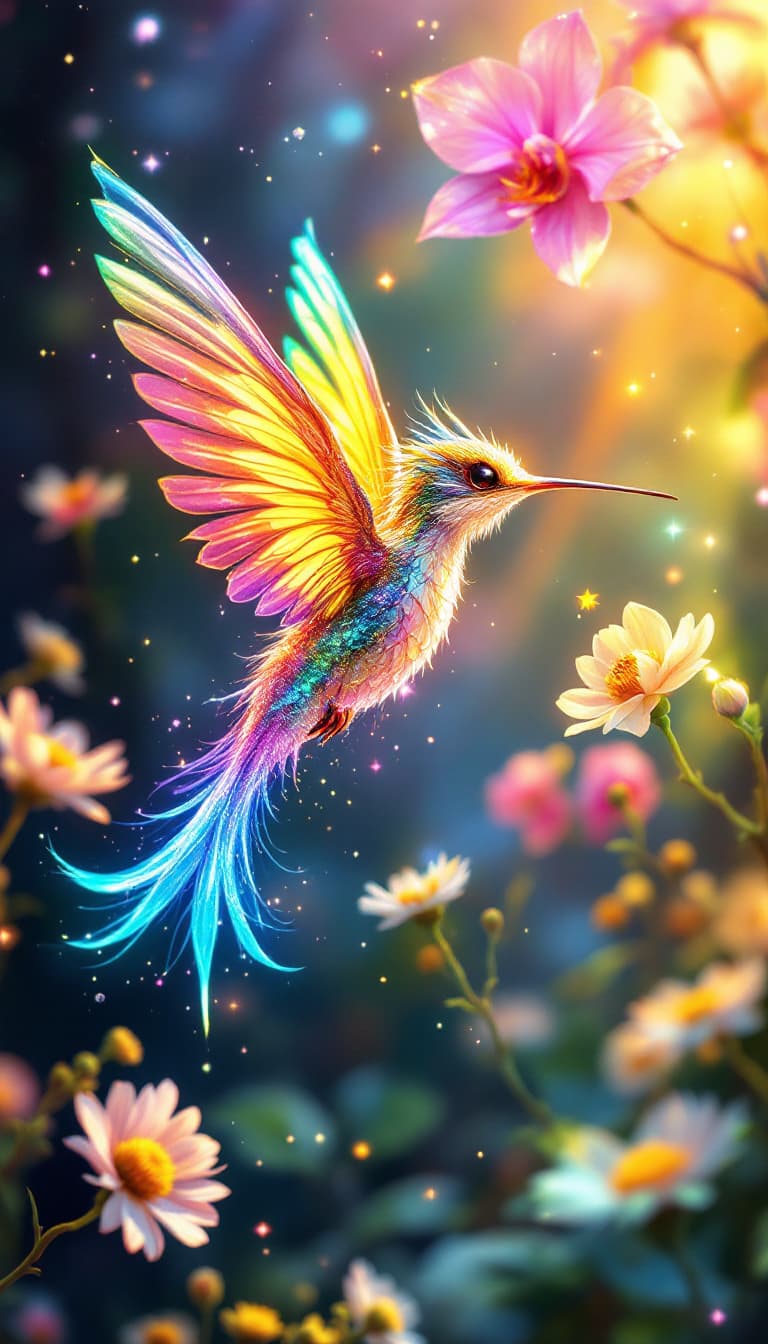 AI generated: Full-length, holographic foil quill art, comic cartoon style 3D, ultra-textured, zach-effect shading...