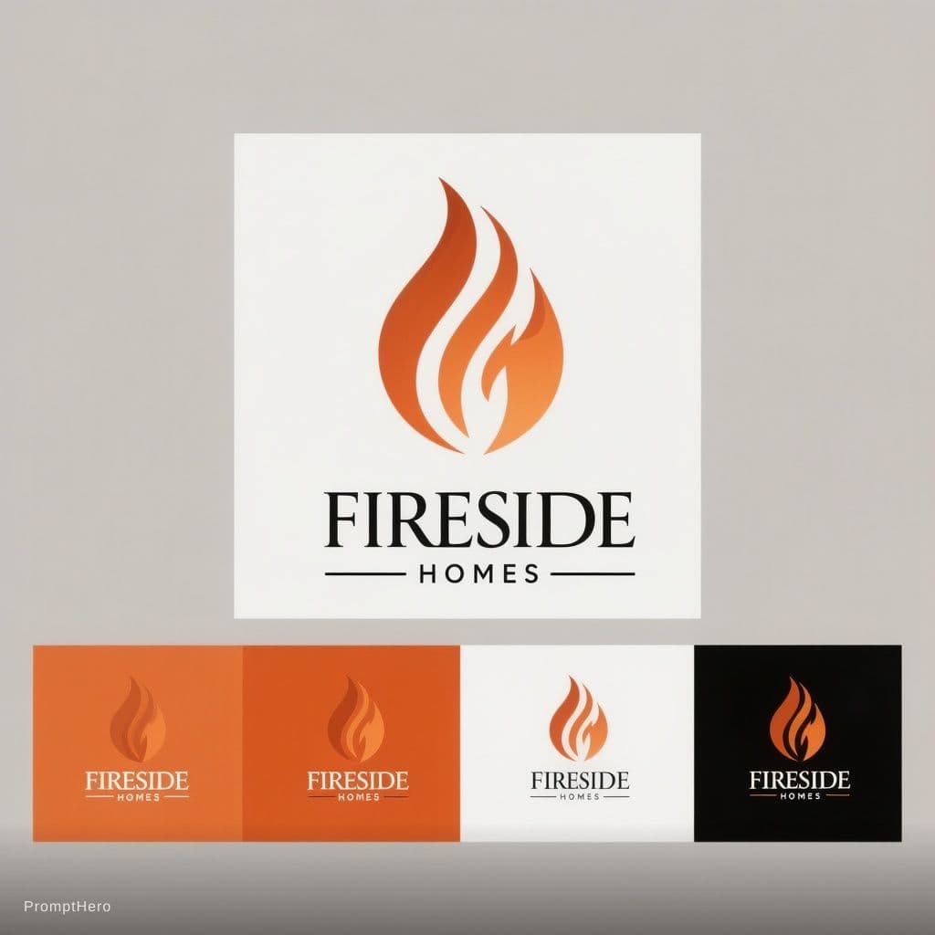 AI generated: Generate four very minimal "fs" flame shaped logo design image for{{
  "logo_design": {
    "brand_i...