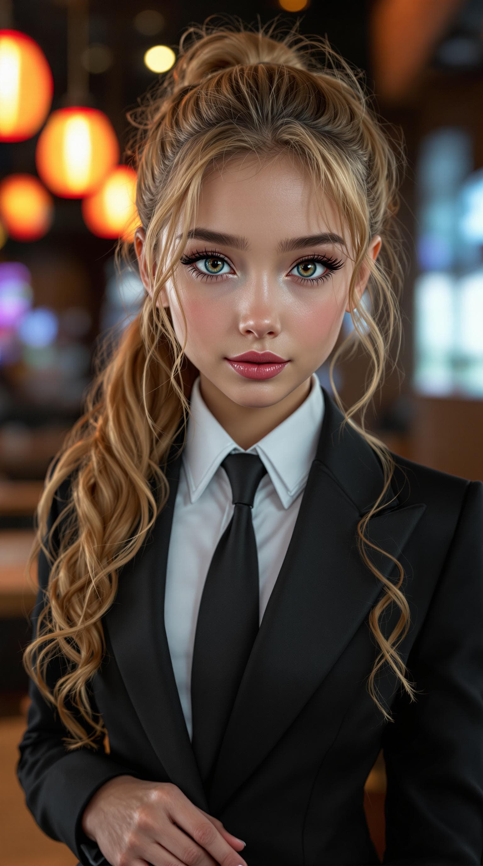 AI generated: a professional photo of a exceptionally beautiful girl in the world (age 9), (nine year old) U.S.A g...