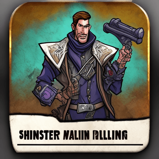 AI generated: gangster paladin