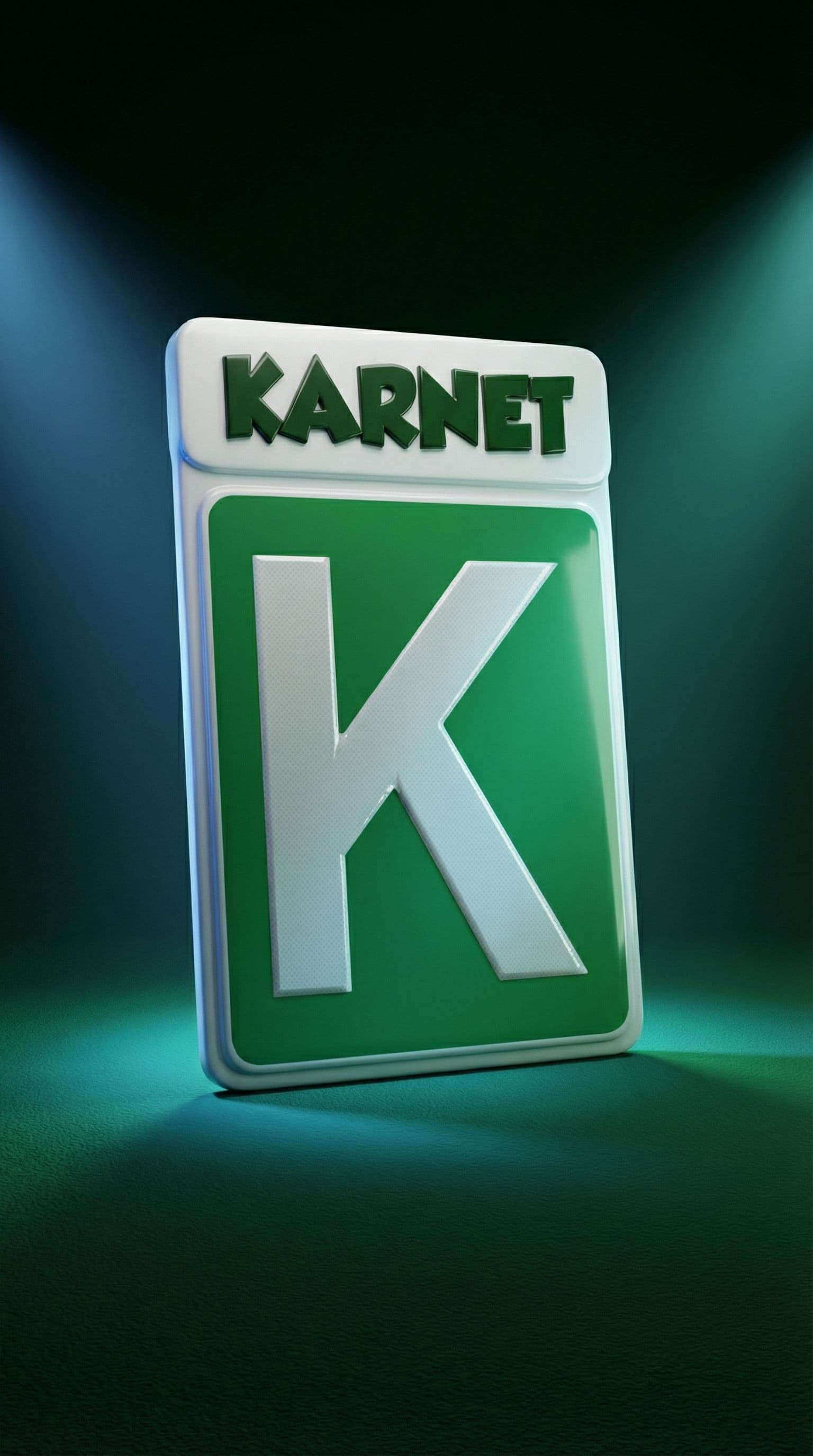 AI generated: A cartoon-style 3D render of the Spanish driving school sign object (white top bar with bold dark gr...