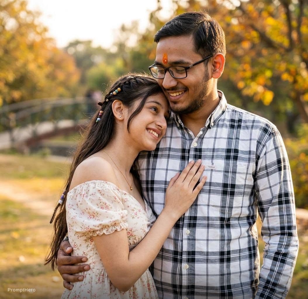 AI generated: a couple in love
