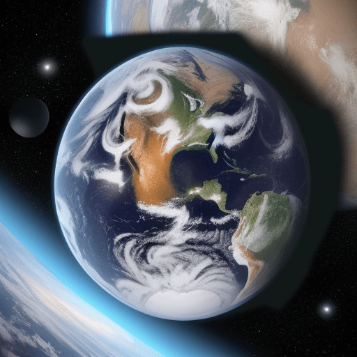 AI generated: gata  de otro planeta 