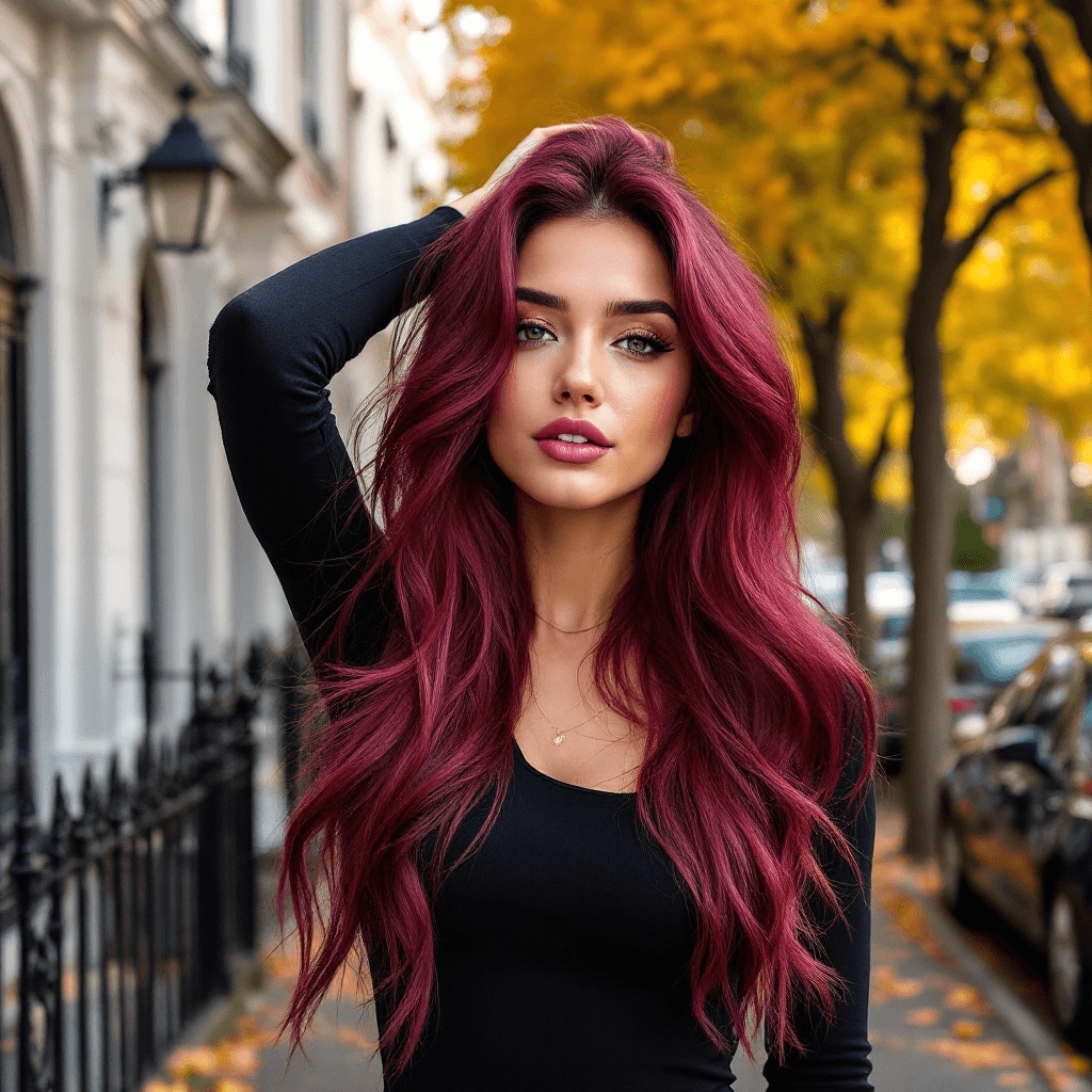 AI generated: The image features a person in a body of , . They are wearing a fitted black top that accentuates th...