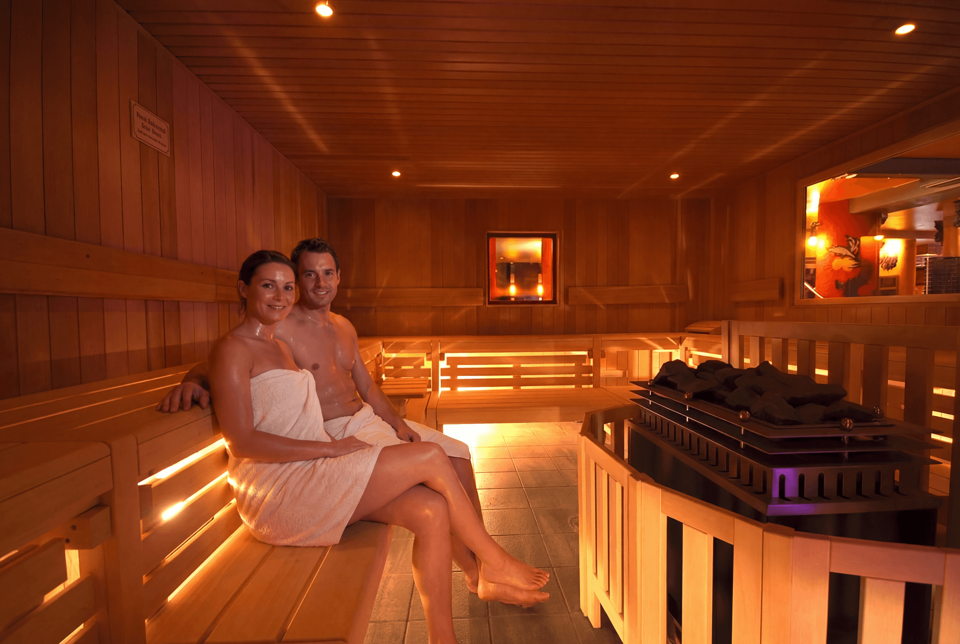AI generated: PROMPT (NanoBanana Pro)

Use the provided sauna reference image as the BASE environment. Recreate th...