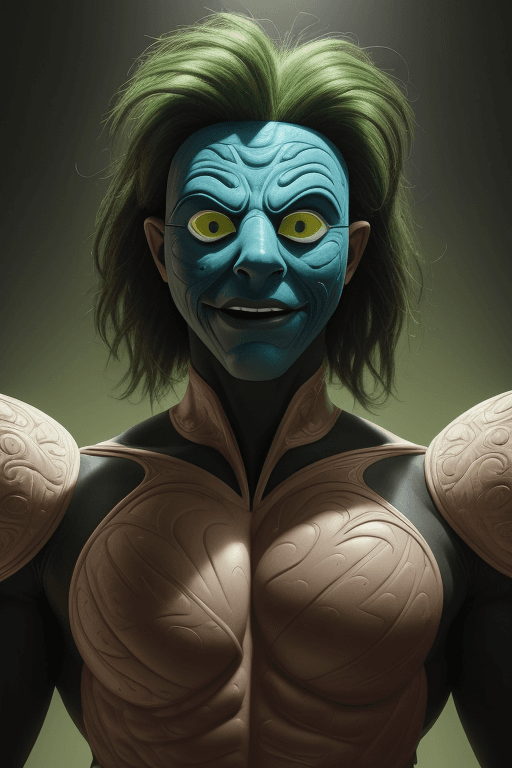 AI generated: 
"Generate a hyper-realistic depiction inspired by the iconic scene from 'The Mask' where the main c...