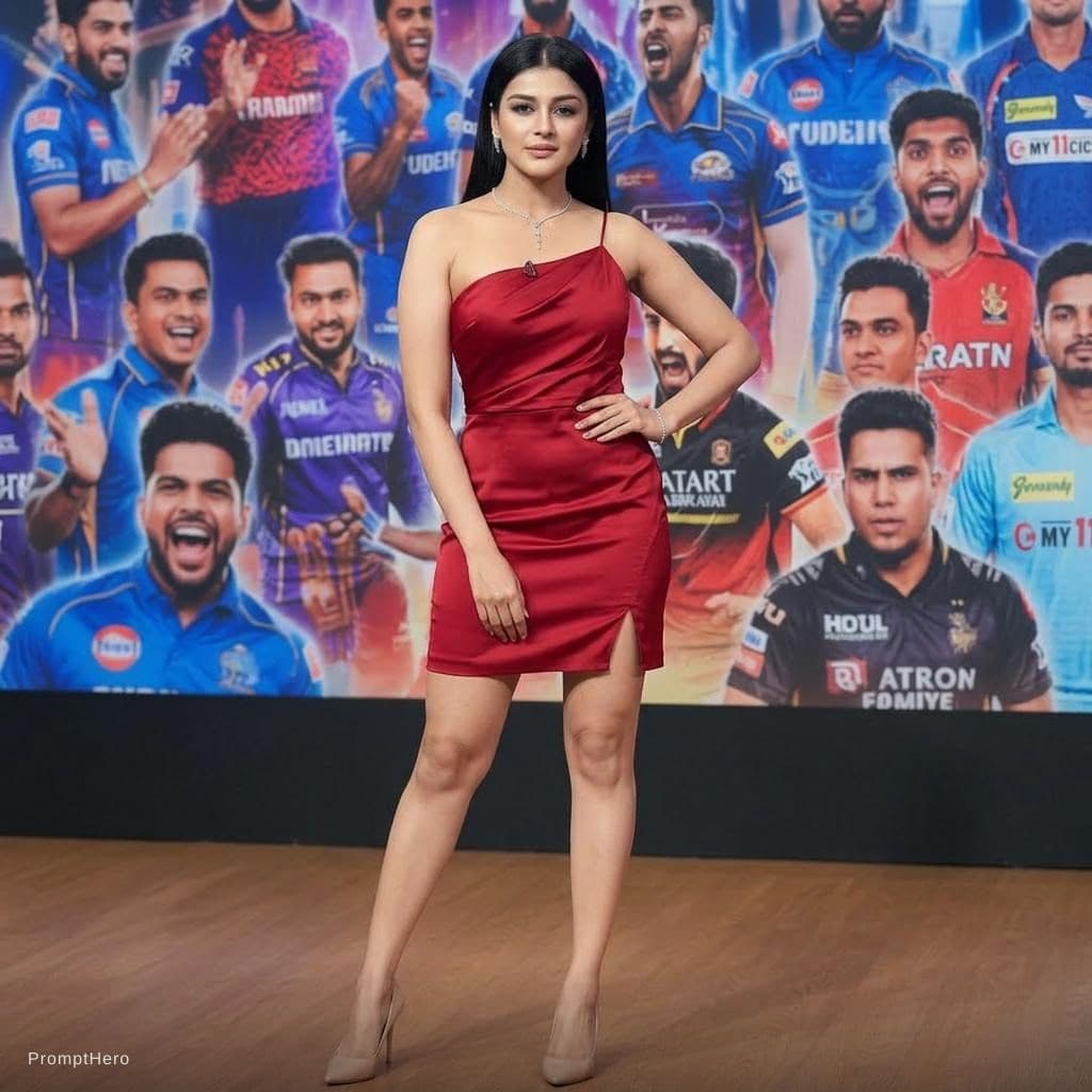 AI generated: sexy short dress with full body