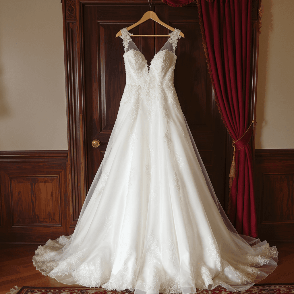 AI generated: wedding dress