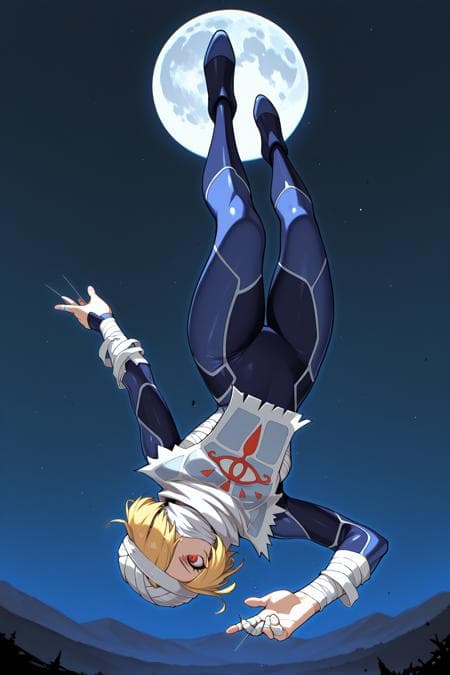 Sheik/シーク (The Legend of Zelda: Ocarina of Time) SDXL LoRA [Illustrious]
