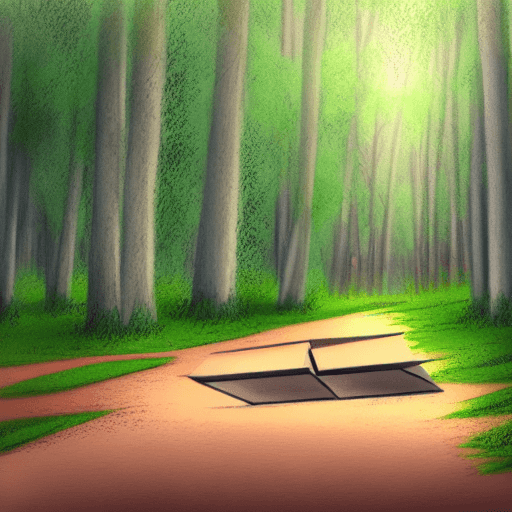 AI generated: In a place surrounded by trees and a river, they find informative brochures and trash bins.

Studio ...