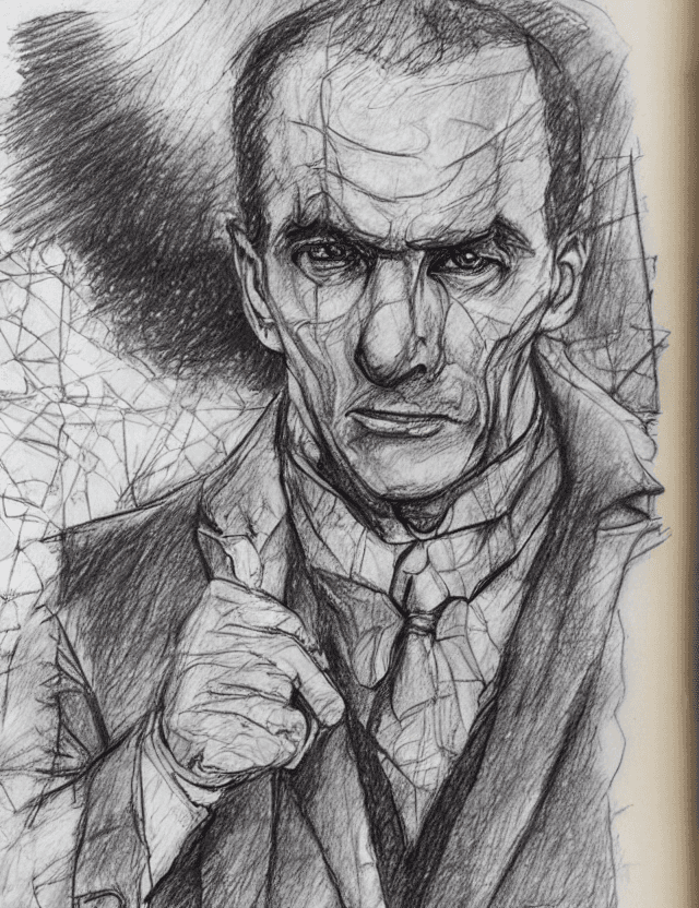 AI generated: bits of color, sketchbook, hand drawn, dark, gritty, realistic sketch. Rough sketch, mix of bold dar...