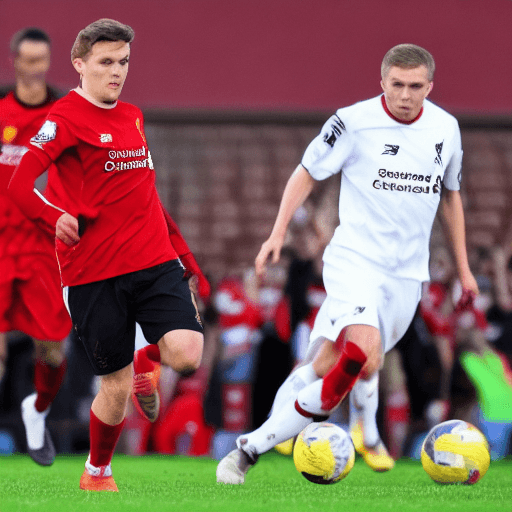 AI generated: dominik szoboszlai wearing Liverpool Jersey in action, high quality