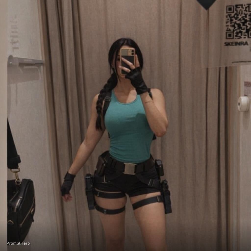 AI generated: Make Lara Croft outtfit
