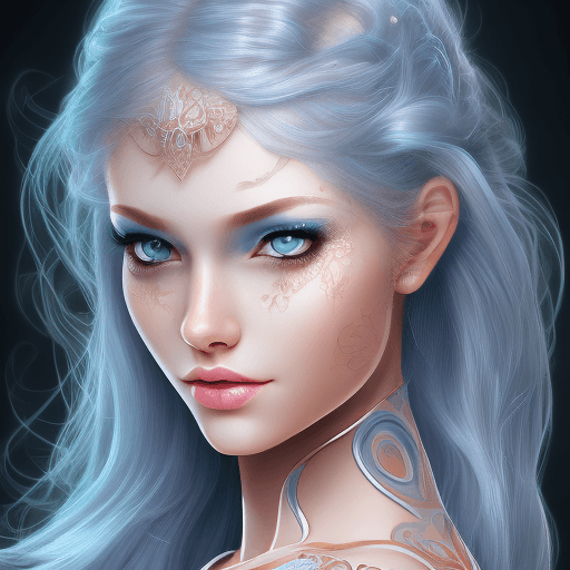 AI generated: young women :blue eyes :black hair :highly detailed :felegree style --q 1 --s 250 --v 5.1