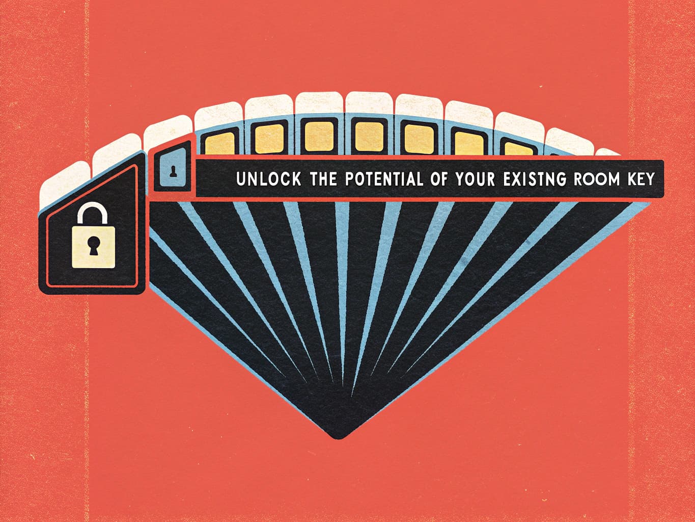 AI generated: **"A structured, clean stack of ultra-thin, glossy RFID hotel room key cards, arranged in a perfect ...