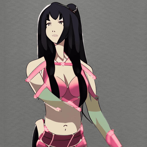 AI generated: nezuko nsfw