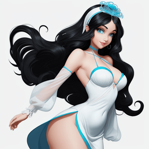 AI generated: A captivating and dreamy conceptual art piece featuring a mesmerizing beautiful body shapes, meticul...