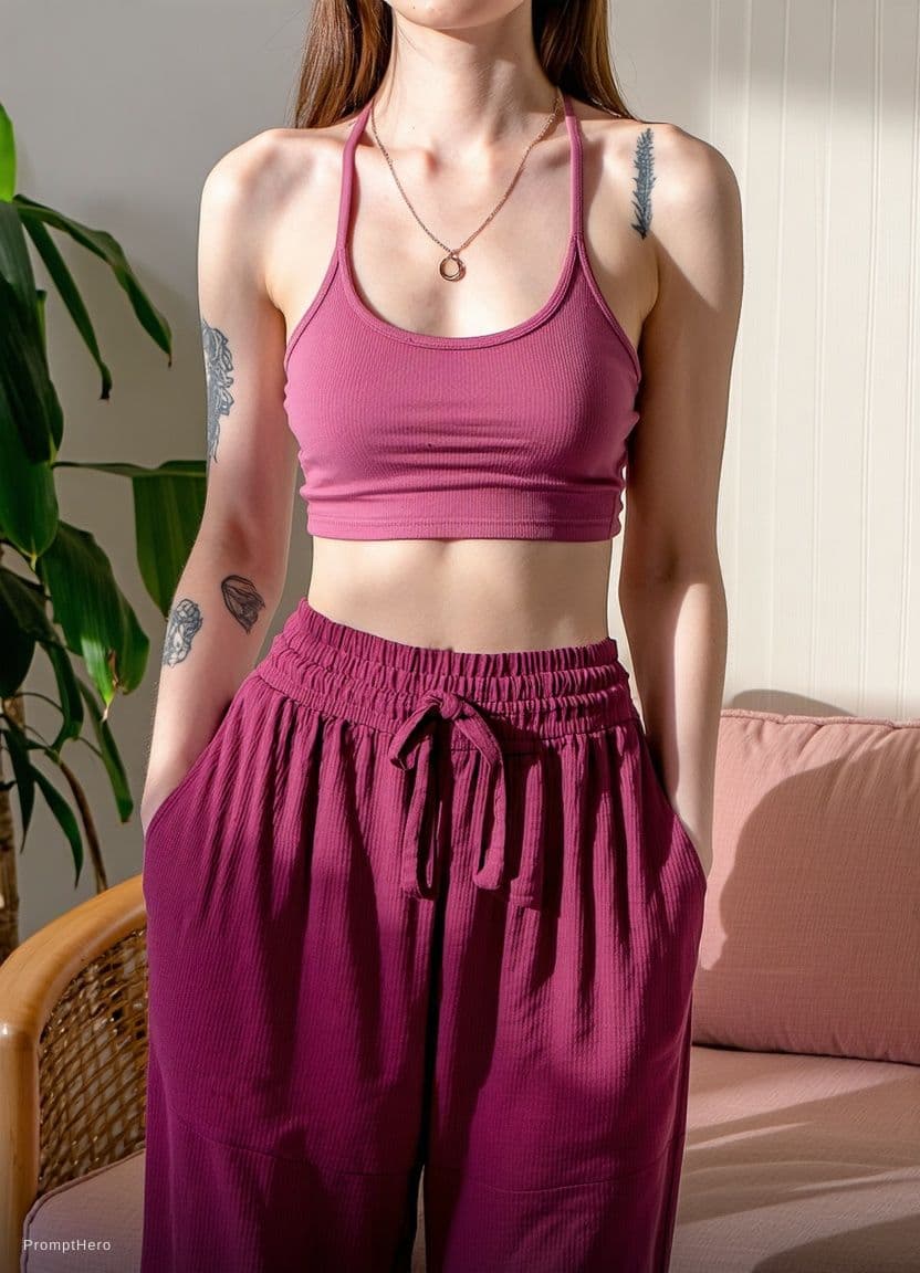 Hero prompt: in bra