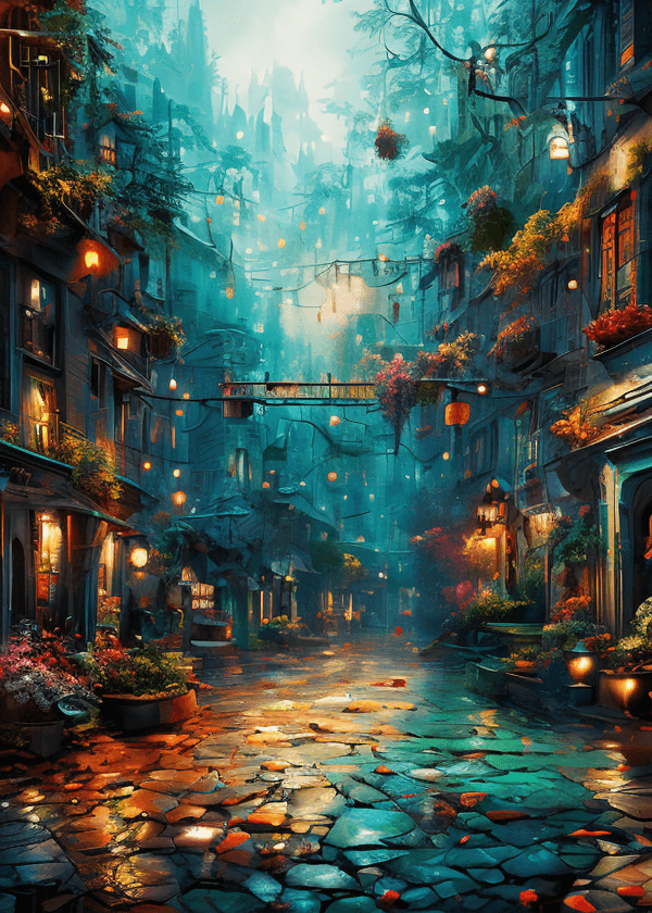 AI generated: mj, digital art with vibrant colors and shapes, a modern and creative touch, (digital vibes:1.1), pr...