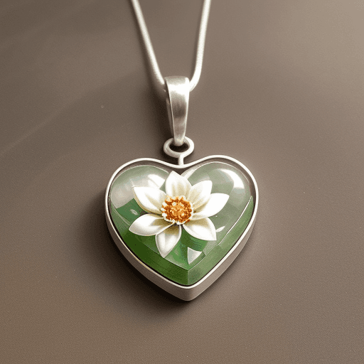AI generated:  Nature-inspired Pendant: Craft a pendant inspired by BabayGocha's favorite flower or element of nat...