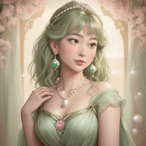 AI generated: A charming and charismatic movie character, Disney style, with natural makeup, oil painting by Naomi...