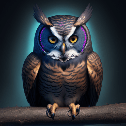 AI generated: vektor owl hd tato


