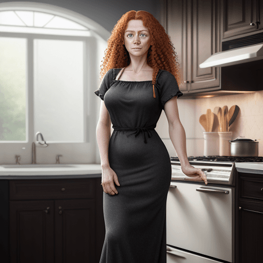 AI generated: hyper realistic photograph of a middle age women full body, very detailed, stoic cinematic 4k epic d...