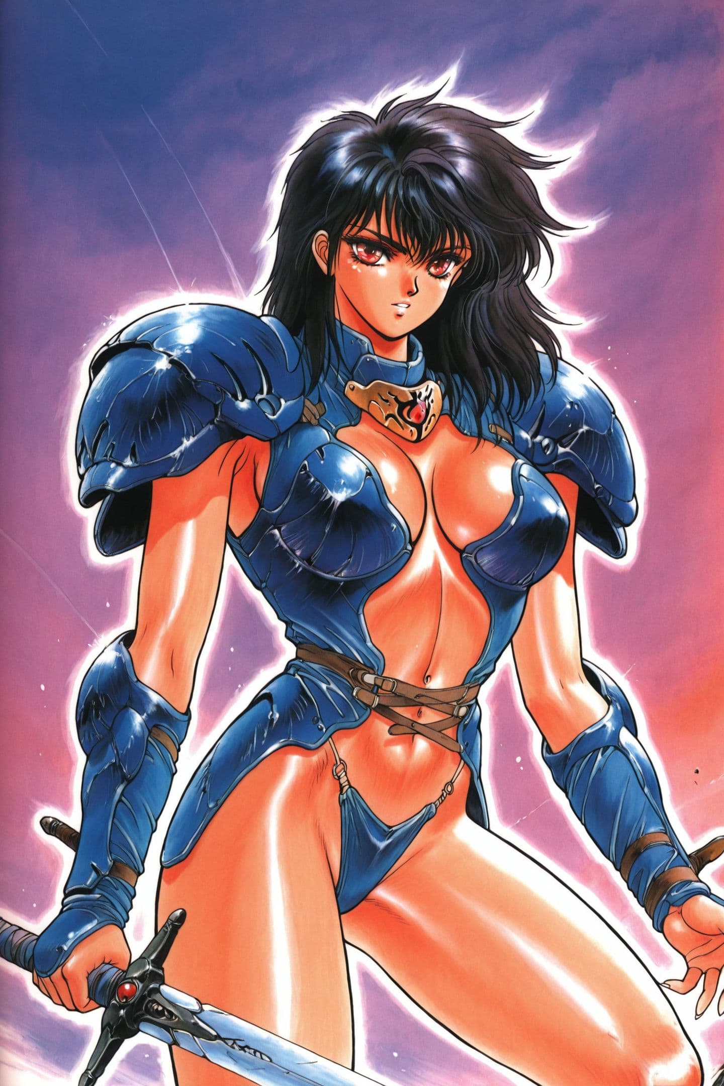 [illustrious XL] Kazushi Hagiwara/萩原一至  《BASTARD!!暗黑の破坏神》/《暗黑破坏神》 - Artist Style